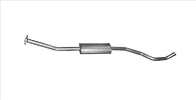 POLMO 15.231 - Kipufogó közép dob NISSAN MICRA 1.2, 1.4 (2005-2010)