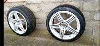5X112 /19 col újszerű alufelni garnitúra Pécsett 245/40  gumival