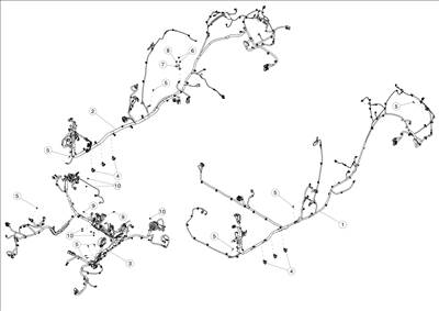 Tesla Model 3 2017-2023 Fő kábelköteg