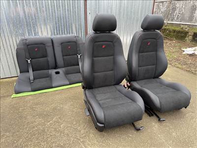 Audi TT 8N komplett ülésszett – egyedi prémium kárpitozás – Nappa bőr / Alcantara – S hímzés