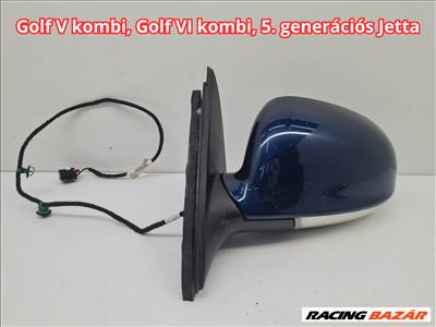 Golf VI kombi, Golf V kombi, Jetta V bal visszapillantó tükör LP5W (30969)