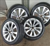  5x100 R16" használt alufelni, rajta 215/45 újszerű Barum nyári gumi Fábiáról...