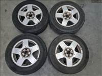  5x100 15" használt alufelni garnitúra Pirelli és Lanvigator nyári gumikkal (29655, 29656) 