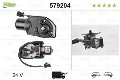 törlőmotor VALEO 579204 for DAF, VOLVO, RENAULT