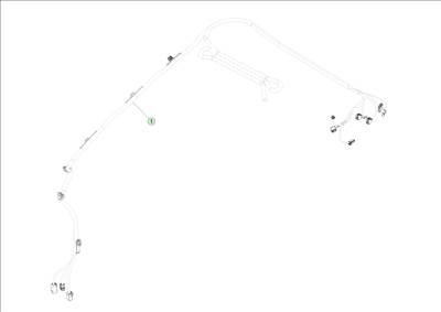Tesla Model 3 Highland 2023-tól Szélvédő kábelköteg