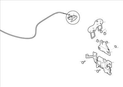 Tesla Model S 2012-2016 Dupla első csomagtér zár és nyitó