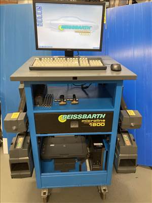 Beissbarth ML1800 8R 4 fejes rádiós futóműállító teljes felszereléssel