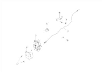 Tesla Model S 2012-2016 Első ajtó zárak