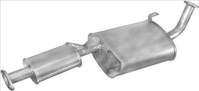 Polmo 15.207 - FORD Középső kipufogó dob