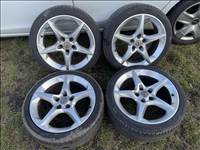  Opel, Penta 5x110 lyukosztású 18" R18 alufelni, rajta 225/40 használt Barum nyári gumi