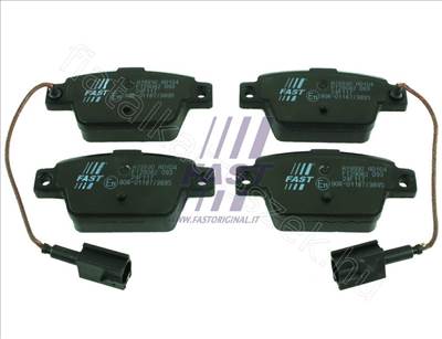 Fékbetét FIAT BRAVO 07> hátsó 2-érzékelős - BRAVO, MULTIPLA, DELTA - FT29082, 77365809 -  - Fastoriginal Utángyártott új 77365809