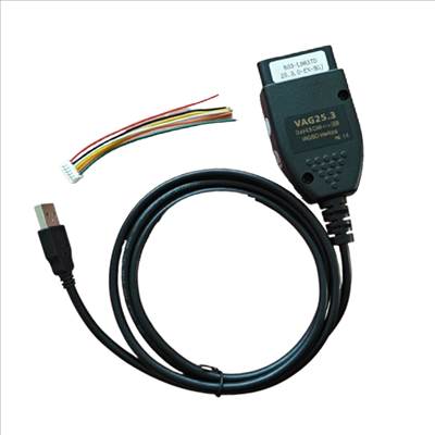 VAG 25.3 diagnosztikai kábel – VW / Audi / Skoda / Seat (USB–OBD2 csatlakozás)