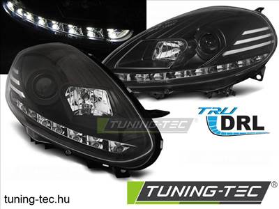 Fiat Punto Evo FIAT PUNTO EVO 10.09-12 BLACK DRL LED Tuning-Tec F