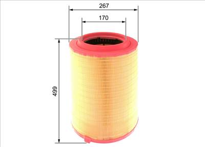 légszűrő BOSCH F 026 400 274 for MAN