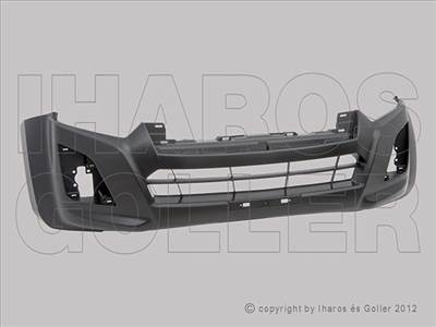 Isuzu D-Max 2017-2020 - Első lökhárító fekete (4WD/WIDE)