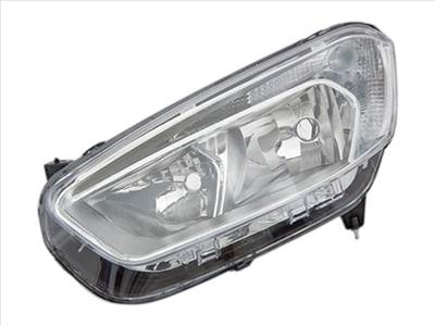 Ford Transit Courier (C4A) 2014.01.01-2023.10.30 utángyártott új bal első fényszóró H7/H15 króm ház. AYFAR et7613w030ak