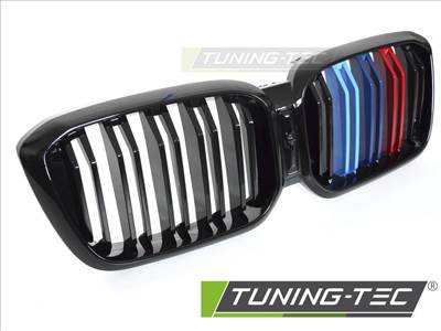 BMW X3 G01 LCI / X4 G02 LCI (21-25) FÉNYES FEKETE TRI-COLOUR Tuning-Tec Hűtőrács
