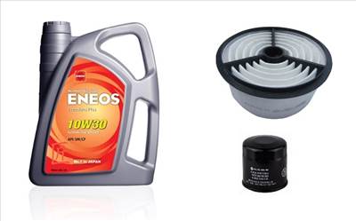 Suzuki Swift olajcsere szett 1.3 16 szelep G13BB motorszám, 2003-ig levegőszűrő, olajszűrő, Eneos Pr