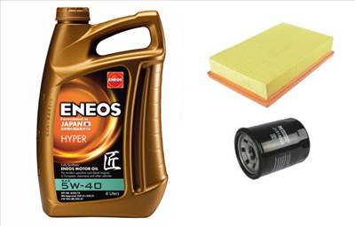 Suzuki Wagon R olajcsere szett 1.3 G13BB motorszám, levegőszűrő, olajszűrő, Eneos Premium Hyper 5w40