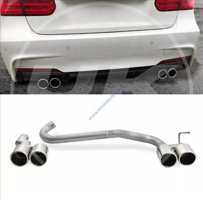 BMW F30 F31 M3 dupla kipufogóvég, duplex szett B48 12-19