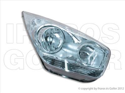 Kia Venga 2009-2019 - Fényszóró H7/H1 jobb (motorral) DEPO