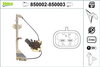 ablakemelő VALEO 850002 for ALFA ROMEO