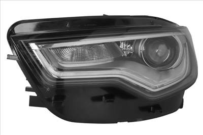 Audi A6 C7 2011.04.01-2014.09.30 utángyártott új bal első fényszóró H7/D3S XENON/LED (motorral) TYC 4g0941043j