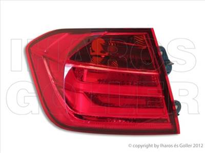 BMW 3 2011-2015 F30/F31 - Hátsó lámpa üres bal külső LED (Sedan)