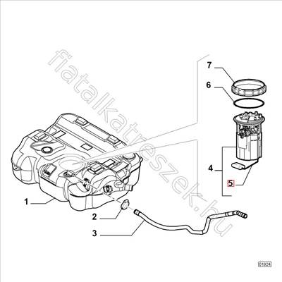 Üzemanyag szivattyú - DOBLO, COMBO - OE.51827144, 0 580 203 425 -  - BOSCH Gyári beszállítói új 51827144