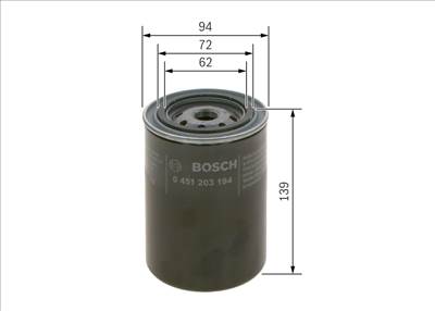 olajszűrő BOSCH 0 451 203 194 for MASSEY FERGUSON, PERKINS, ACKERMANN, FORD, …