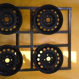 Citroen C1-Toyota Aygo-Peugeot 107(5565/x)KFZ4940  Használt 14" 4x100 lemezfelni 