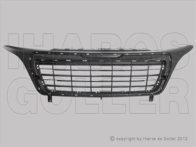 Peugeot Boxer 2014-2023 - Hűtődíszrács külső fekete