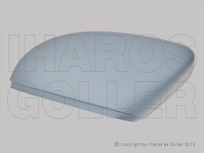 VW Eos 2011-2015 - Külső tükör borítás alapozott bal