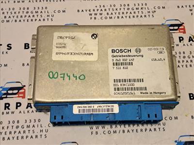 BMW E46 automata váltó vezérlő váltóvezérlő elektronika GS8 eladó