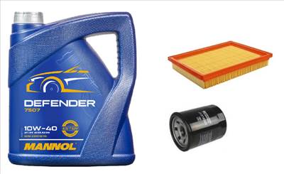 Suzuki Swift III 2005-2010.09 olajcsere szett 1.3-1.5 benzin - levegőszűrő, olajszűrő, Mannol Defend