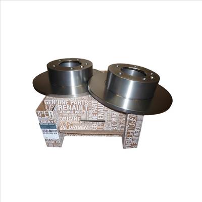 Renault Trafic II 1.9dci, 2.0dci, 2.5dci gyári új féktárcsa pár hátsó tengely 2001-2014-ig