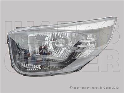 Kia Picanto 2017-2020 - Fényszóró H4 bal (motoros) DEPO *