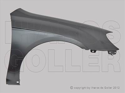 Kia Cerato 2004-2009 - Első sárvédő jobb, díszléc lyukkal