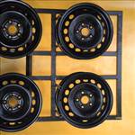 VW Golf 5-Skoda Octavia 2-Seat-Audi (5692)KFZ9165 Porfestett fek 15" 5x112 lemezfelni 