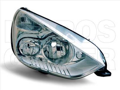 Ford S-Max 2006-2010 - Fényszóró H7/H1 jobb (motorral) TYC