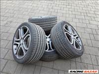  5x112 lyukosztású 18" használt (gyári felni) alufelni, rajta 265/35 használt Linglong nyári