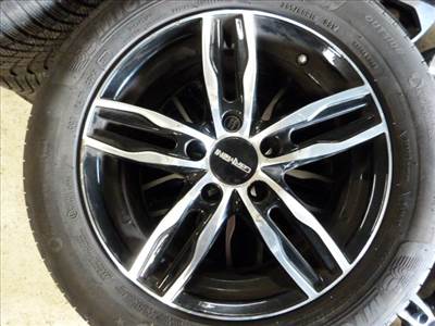  5x112 lyukosztású 16" használt Gemini alufelni, rajta 205/60 használt Michelin nyári gumi gumi 