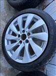  BMW 5x120 lyukosztású 17" újszerű (gyári felni) alufelni, rajta 225/45 használt Dunlop téli gumi 