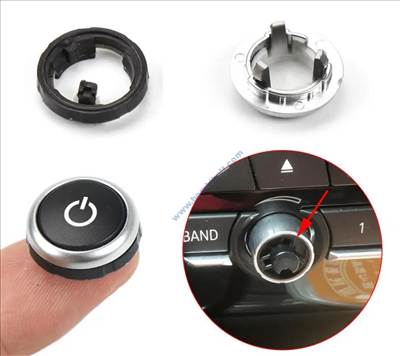 BMW F10 F11 F06 F07 F01 F02 F04 F15 F16 rádió hangerő szabályozó gomb, tekerő