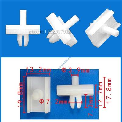 BMW E34 díszléc rögzítő patent, 51131946258