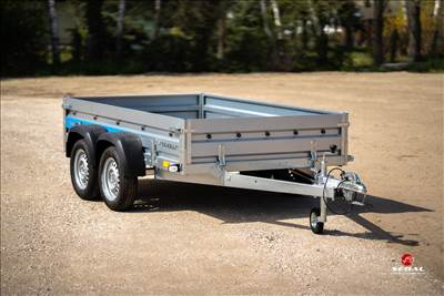 Csak márciusban akciós új 2 tengelyes utánfutó (263x150cm) - bruttó 690.000 Ft