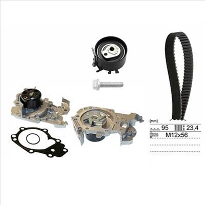 Renault Clio IV 1.2 16V gyári új vezérlés szett, vezérműszíj készlet vízpumpával 2012-től