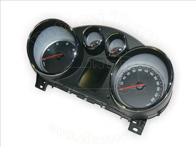 Opel Insignia A 2008-2017 - műszeregység, diesel, monokróm pontmátrixos infóhoz, kivéve flexride/opc, 11,  jelölés: ACHG/ABZC/AA8M