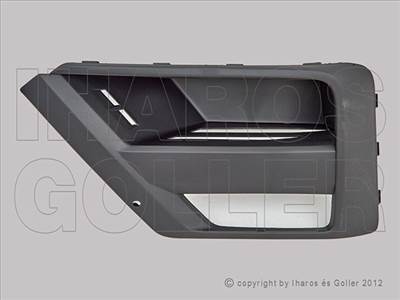 VW Crafter 2017- - Rács a lökhárítóba bal (ködlámpás/fellépő helyes)