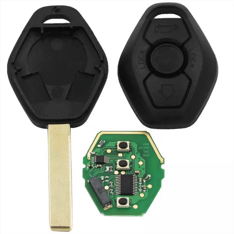BMW E60 E61 E63 E64 E83 E87 nyerskulcs, rombusz kulcs komplett kulcs 3. kép